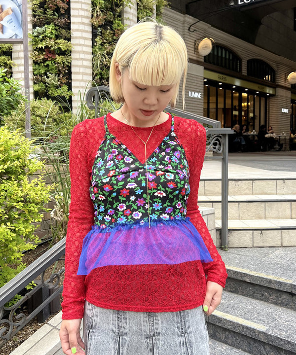 あさひさんの「BEAMS WOMEN｜デニム タック ミディアム スカート」を使ったコーディネート