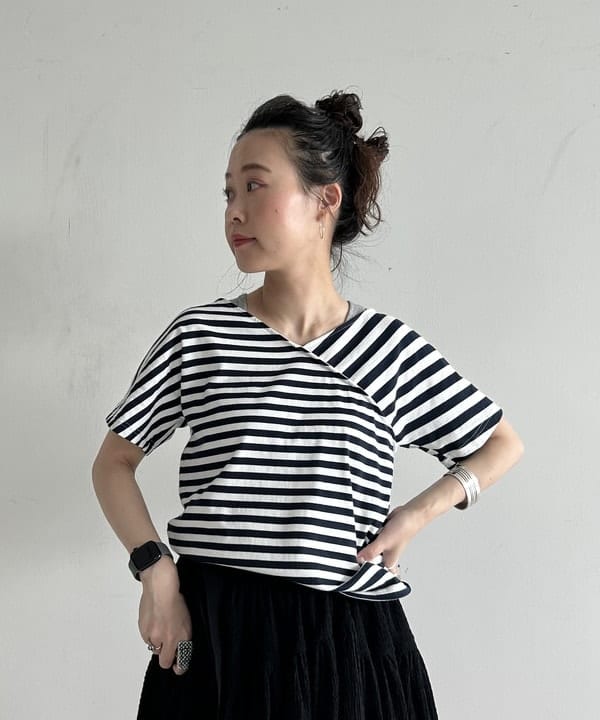 清水 彩乃さんの「BEAMS WOMEN｜maturely / スナップ イージー パンツ」を使ったコーディネート