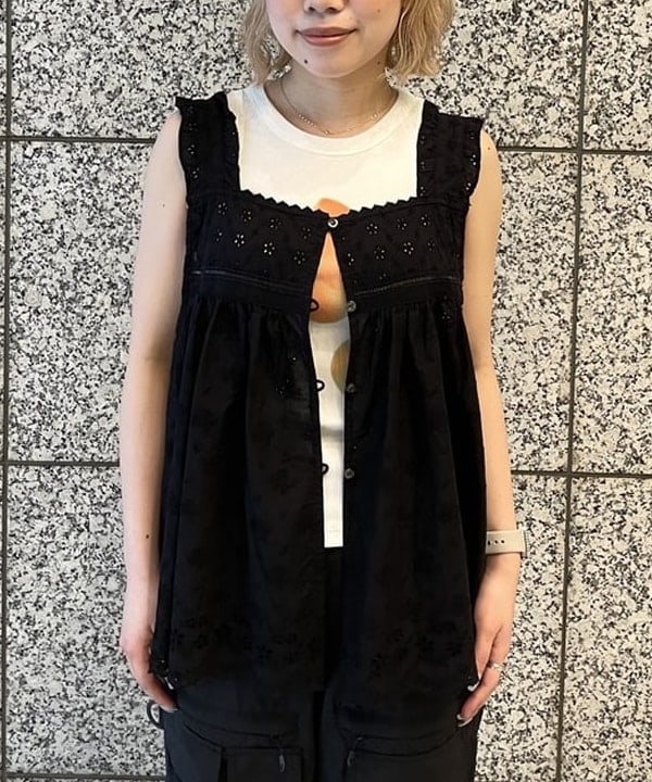 まゆちゃんさんの「BEAMS WOMEN｜カットワーク キャミソール」を使ったコーディネート