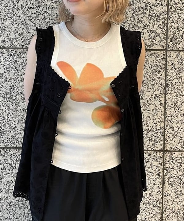 まゆちゃんさんの「BEAMS WOMEN｜カットワーク キャミソール」を使ったコーディネート