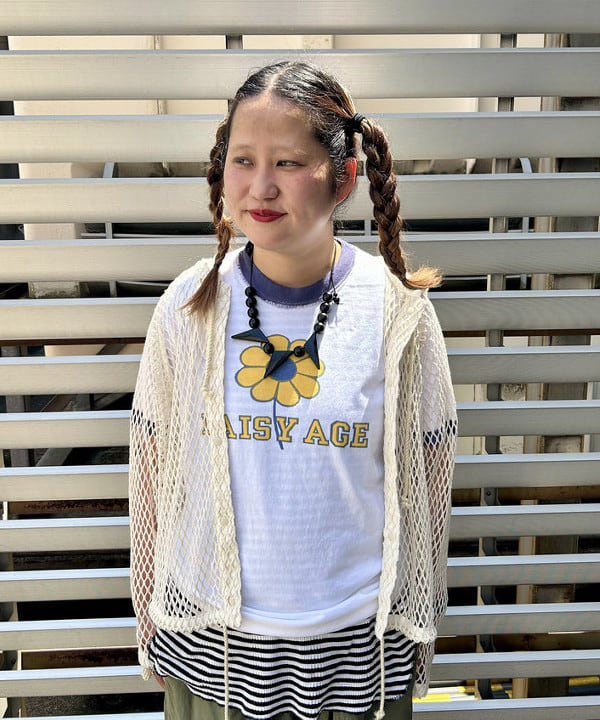 Kyooka Sayakaさんの「BEAMS WOMEN｜【別注】BOW WOW / RINGER T-shirt」を使ったコーディネート