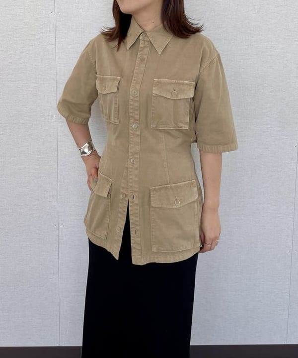 住吉　明佳さんの「BEAMS WOMEN｜和紙 コットン タイト スカート」を使ったコーディネート