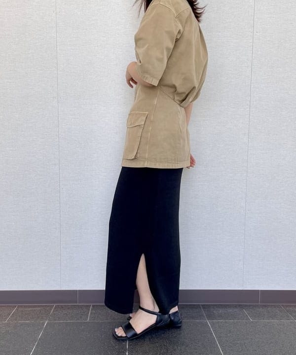 住吉　明佳さんの「BEAMS WOMEN｜和紙 コットン タイト スカート」を使ったコーディネート