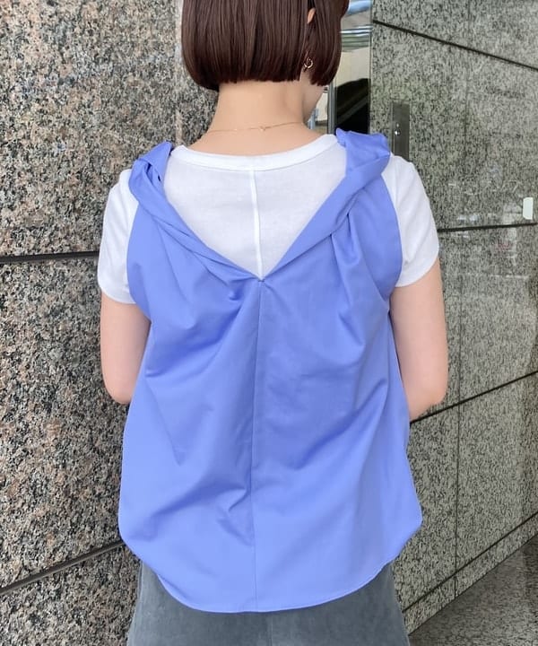 多田 日奈子さんの「BEAMS WOMEN｜AK+1 / コットン ツイストショルダー ブラウス」を使ったコーディネート