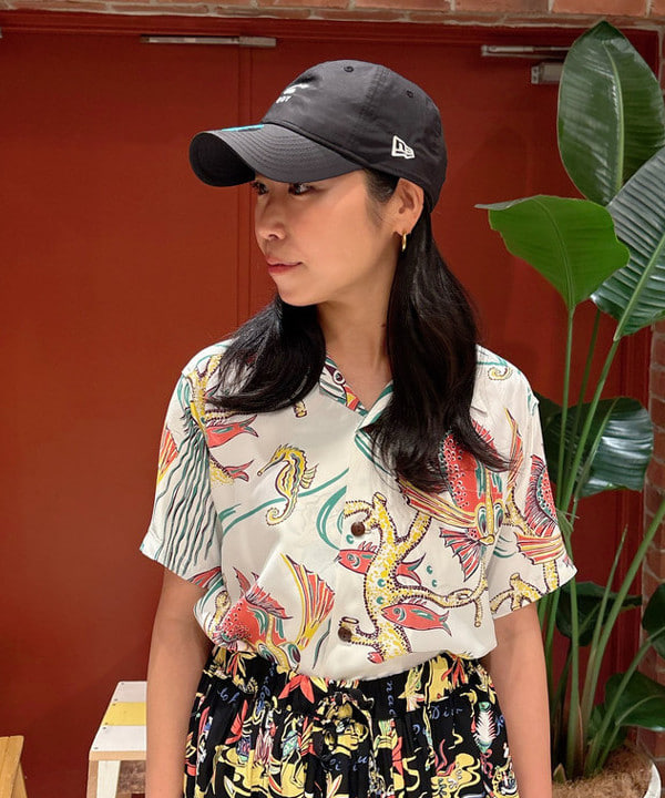 kiyoさんの「BEAMS WOMEN｜【別注】NEW ERA / BB ロゴ タイプライター キャップ」を使ったコーディネート
