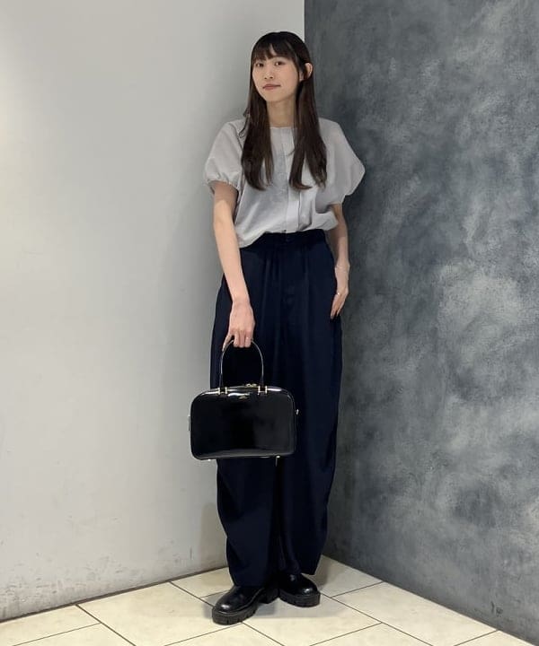 nodokaさんの「BEAMS WOMEN｜CHRISTIAN VILLA / スクエア ボストン バッグ」を使ったコーディネート