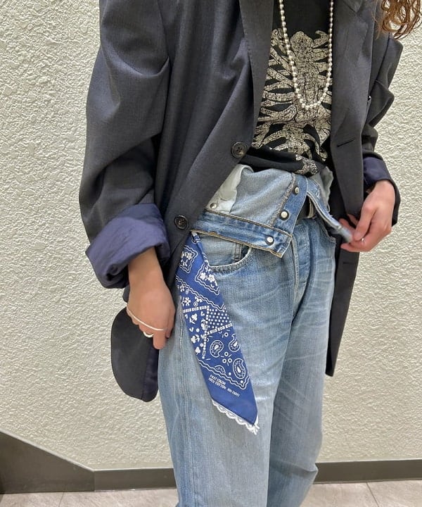 AKIさんの「2WAY レース バンダナ」を使ったコーディネート