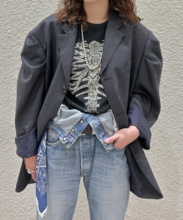 AKIさんの「2WAY レース バンダナ」を使ったコーディネート