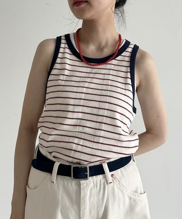 清水 彩乃さんの「BEAMS WOMEN｜25mm スエード ベルト」を使ったコーディネート