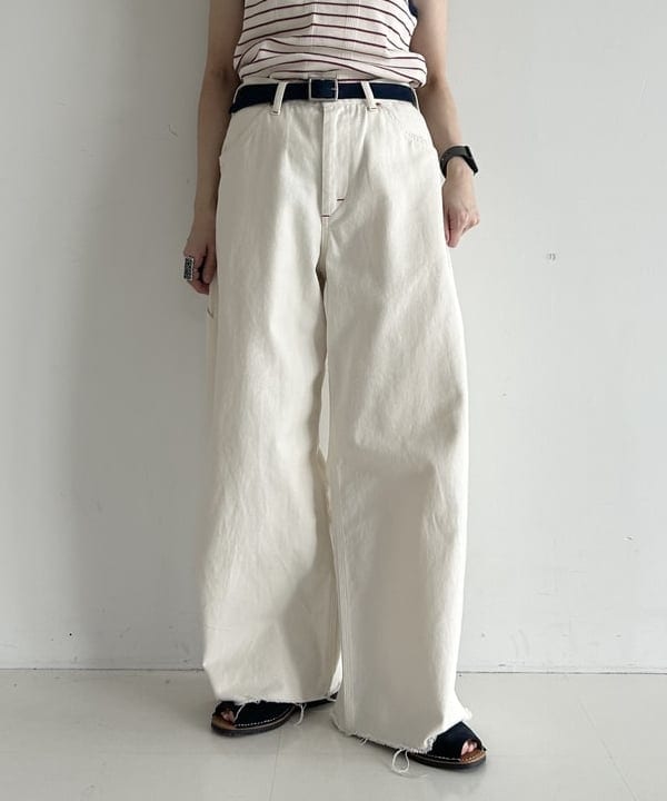 清水 彩乃さんの「BEAMS WOMEN｜25mm スエード ベルト」を使ったコーディネート