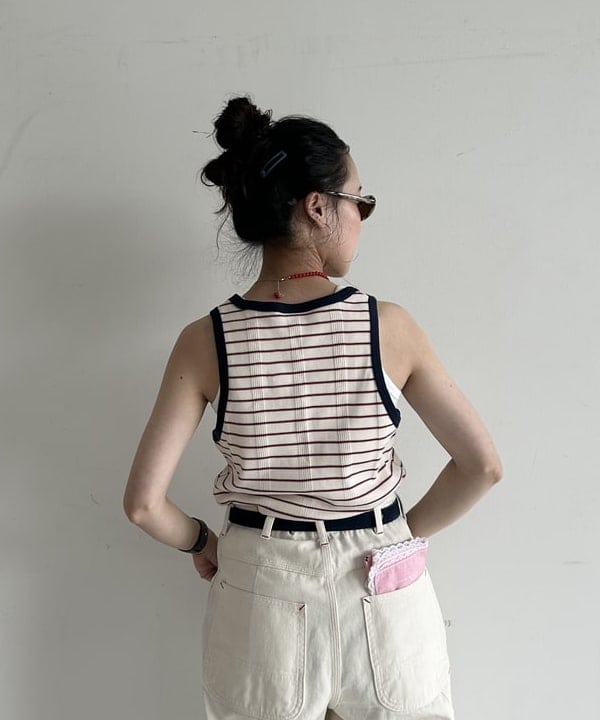 清水 彩乃さんの「BEAMS WOMEN｜25mm スエード ベルト」を使ったコーディネート