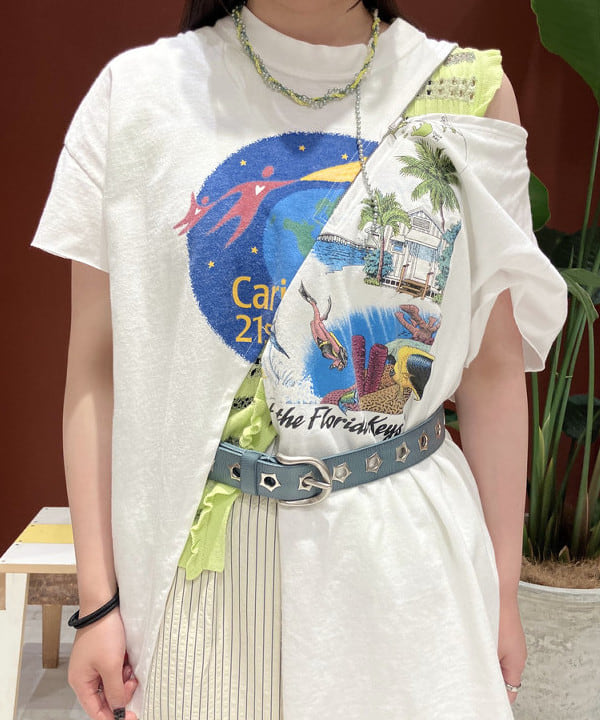 晶さんの「BEAMS WOMEN｜スター ベルト」を使ったコーディネート