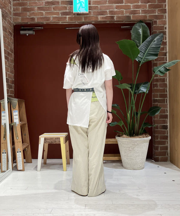 晶さんの「BEAMS WOMEN｜スター ベルト」を使ったコーディネート