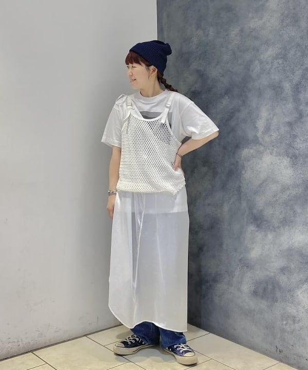 原口 愛さんの「BEAMS WOMEN｜maturely / ジャン=リュック・ゴダール プリント Tシャツ」を使ったコーディネート