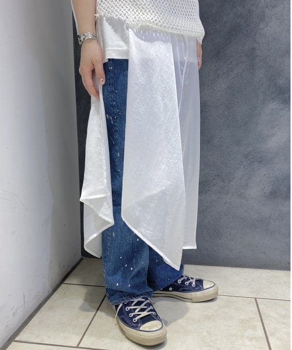 原口 愛さんの「BEAMS WOMEN｜maturely / ジャン=リュック・ゴダール プリント Tシャツ」を使ったコーディネート