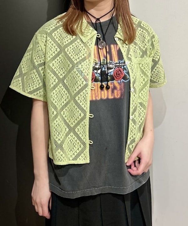 早川 萌子さんの「BEAMS WOMEN｜レース クロップド シャツ」を使ったコーディネート