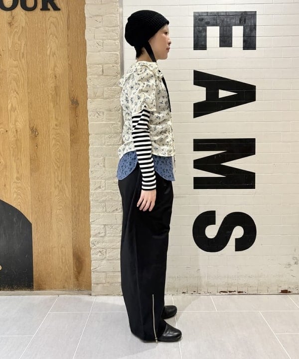 amaさんの「BEAMS WOMEN｜ジップ ヘムカーブ パンツ」を使ったコーディネート