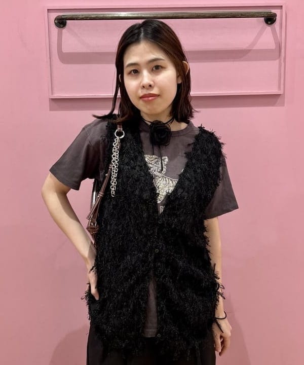 リズさんの「BEAMS WOMEN｜2タック ワイド パンツ」を使ったコーディネート