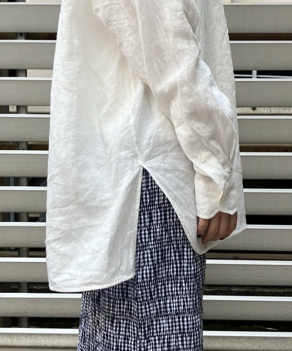 Kanaeさんの「BEAMS WOMEN｜ne Quittez pas / ギンガムチェック シャーリング スカート」を使ったコーディネート