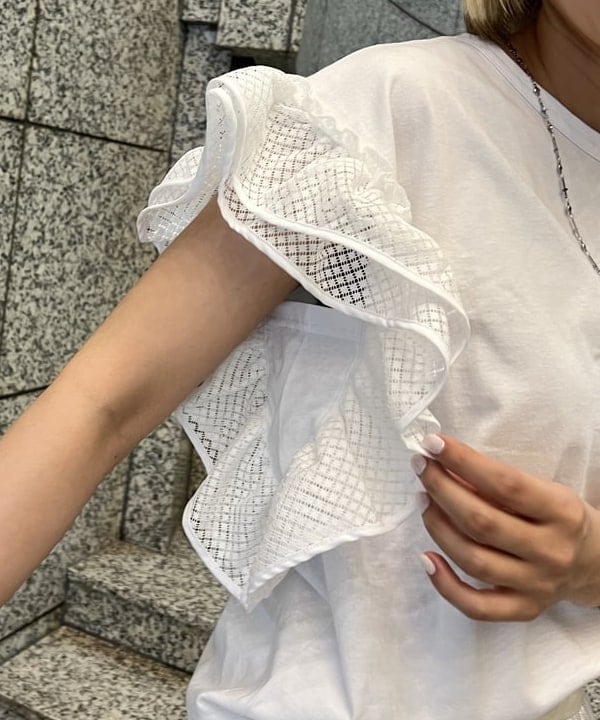 あさひさんの「BEAMS WOMEN｜フリンジ 2way タイト スカート」を使ったコーディネート
