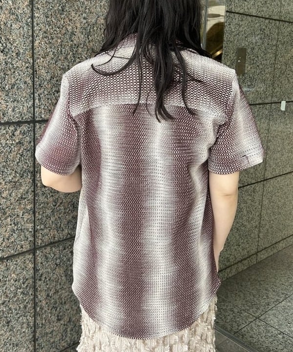 Sakiさんの「BEAMS WOMEN｜OAS / Merlot Echo Cuba Net Shirt」を使ったコーディネート