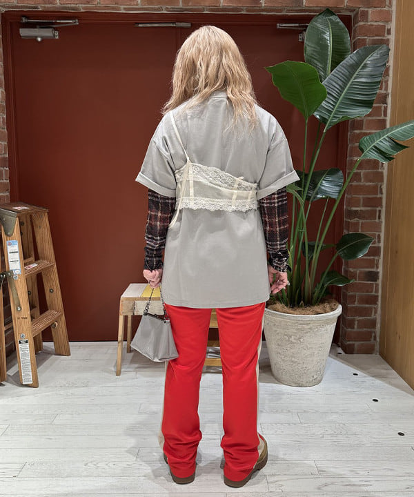 竹村 澄玲さんの「BEAMS WOMEN｜がま口 バッグ」を使ったコーディネート