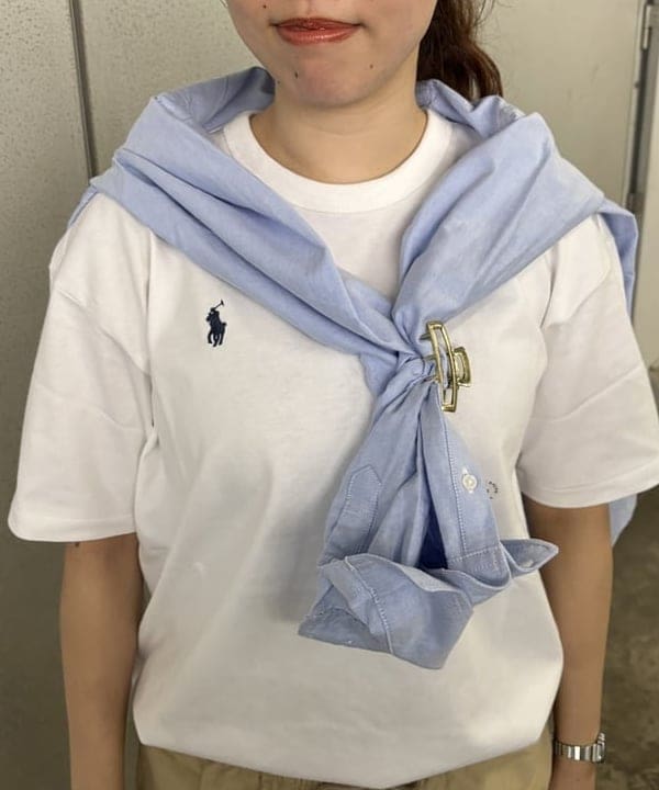 チナツさんの「BEAMS WOMEN｜オックスフォード ボタンダウンシャツ NEW」を使ったコーディネート