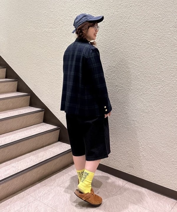 かわい みづきさんの「BEAMS BOY / ポリエステル ウール 3ボタン ブレザー」を使ったコーディネート