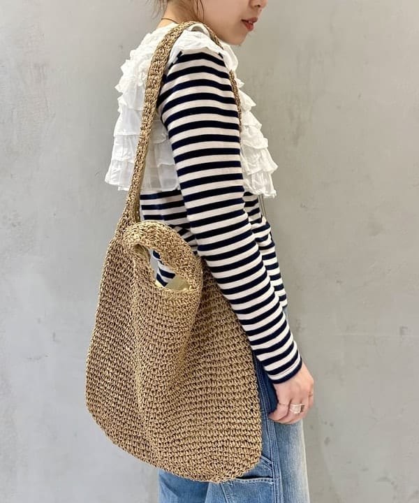 ナツハさんの「BEAMS WOMEN｜ペーパー ショルダーバッグ 25SS」を使ったコーディネート