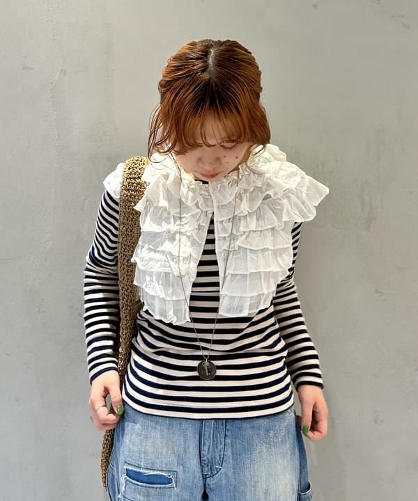 ナツハさんの「BEAMS WOMEN｜ペーパー ショルダーバッグ 25SS」を使ったコーディネート