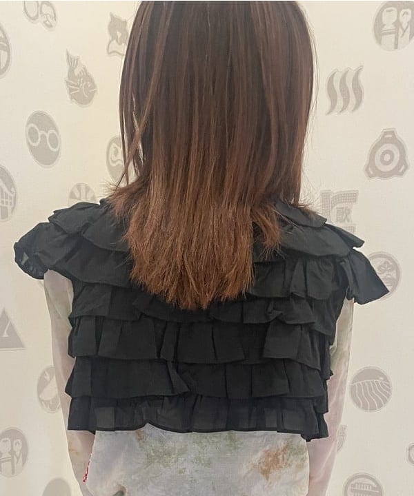 BEAMS JAPAN 〈WOMEN〉ショート ティアード シャツ