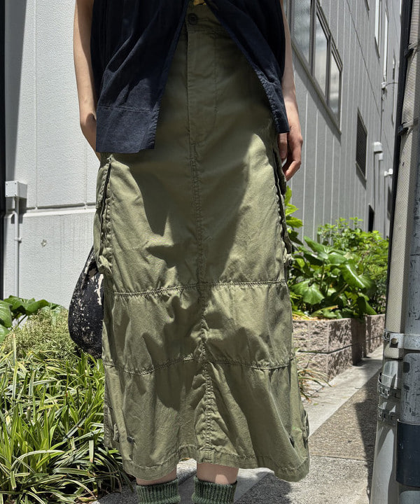 み　う　ちさんの「BEAMS WOMEN｜シャーリング キャミソール」を使ったコーディネート