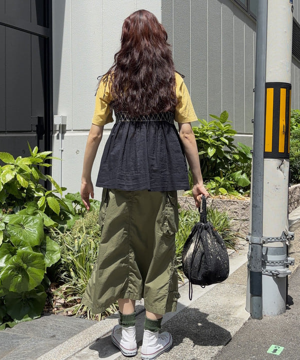 み　う　ちさんの「BEAMS WOMEN｜シャーリング キャミソール」を使ったコーディネート