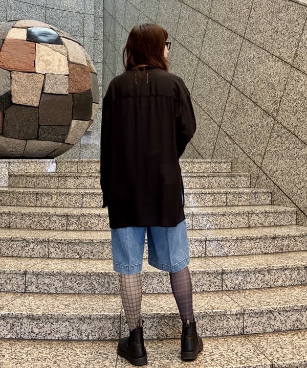 はやしあかねさんの「BEAMS WOMEN｜AK+1 / フロントポケット シャツ」を使ったコーディネート