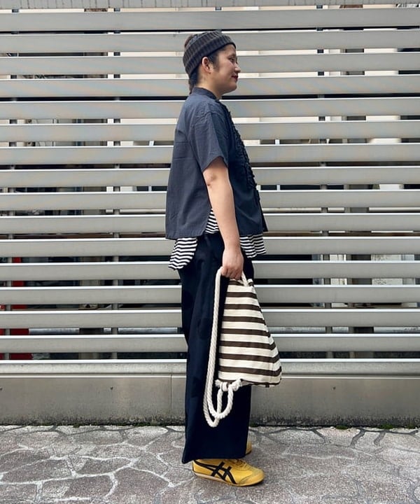 Kyooka Sayakaさんの「BEAMS WOMEN｜ドビー フリル ショートスリーブ」を使ったコーディネート