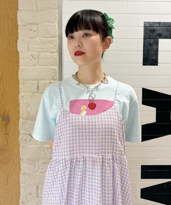 りかちょび/岸本梨佳さんの「BEAMS WOMEN｜Casselini / 別注 ジャカード フリル トートバッグ」を使ったコーディネート