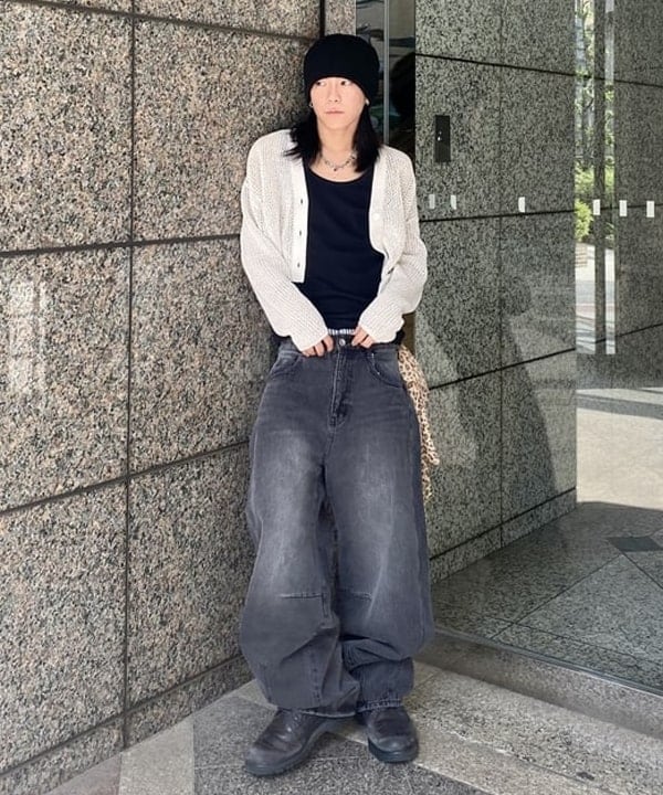 はるひむさんの「BEAMS WOMEN｜ギマコットン Vネック カーディガン」を使ったコーディネート