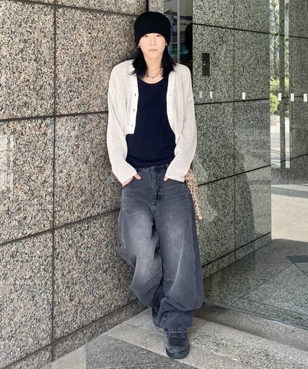 はるひむさんの「BEAMS WOMEN｜ギマコットン Vネック カーディガン」を使ったコーディネート