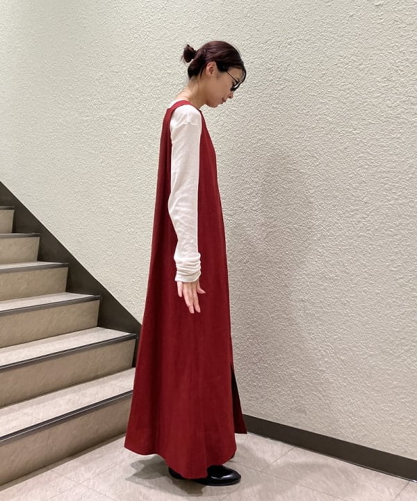 内山 瑛美さんの「リネン 2WAY ワンピース .M」を使ったコーディネート