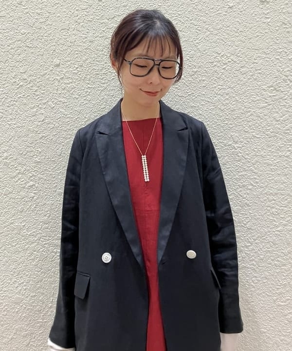 内山 瑛美さんの「リネン 2WAY ワンピース .M」を使ったコーディネート