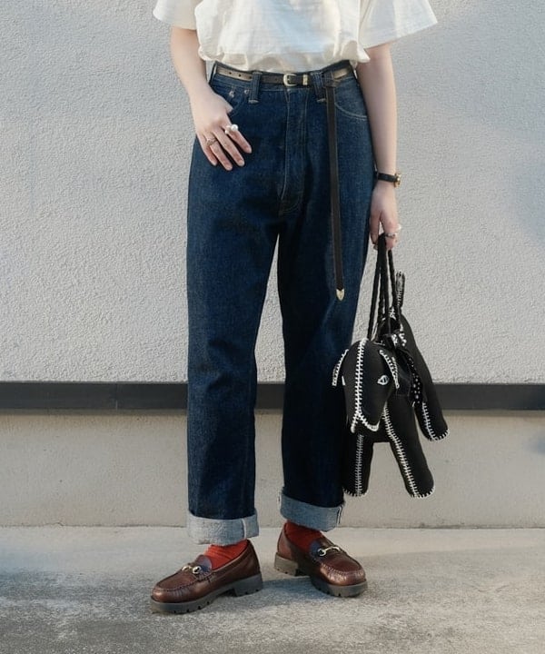 Joさんの「BEAMS WOMEN｜15mm 13ホール ウエスタン ベルト」を使ったコーディネート