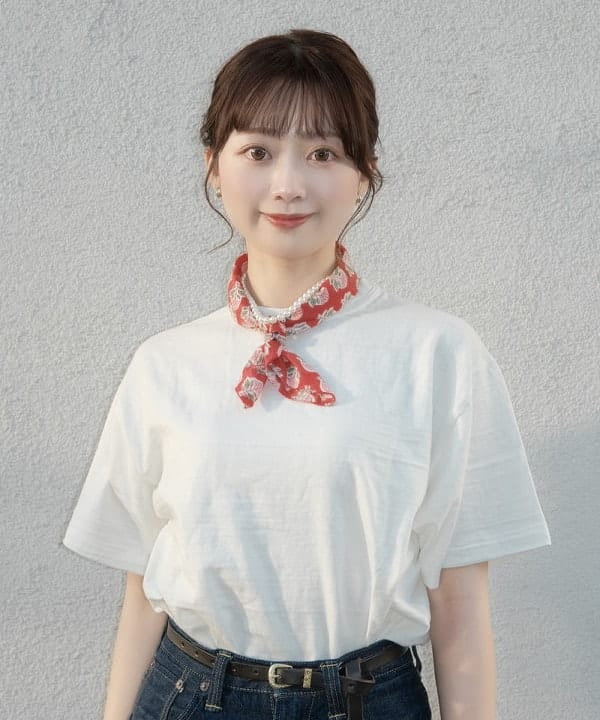 Joさんの「BEAMS WOMEN｜15mm 13ホール ウエスタン ベルト」を使ったコーディネート