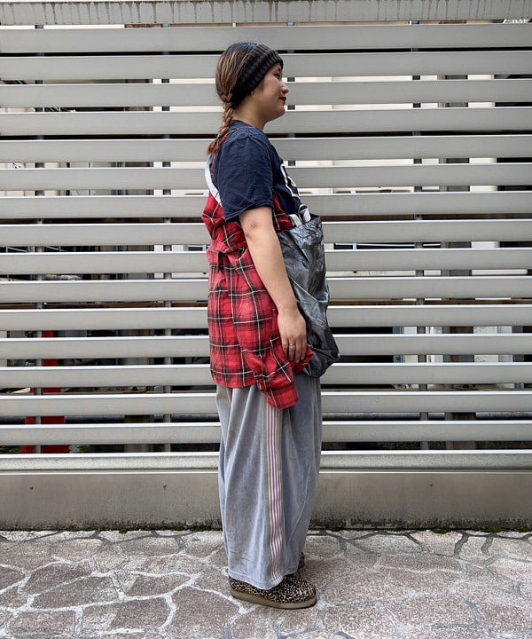 Kyooka Sayakaさんの「BEAMS WOMEN｜maturely / レーヨン ブリーチ チェック シャツ」を使ったコーディネート