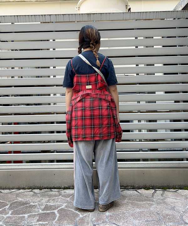 Kyooka Sayakaさんの「BEAMS WOMEN｜maturely / レーヨン ブリーチ チェック シャツ」を使ったコーディネート