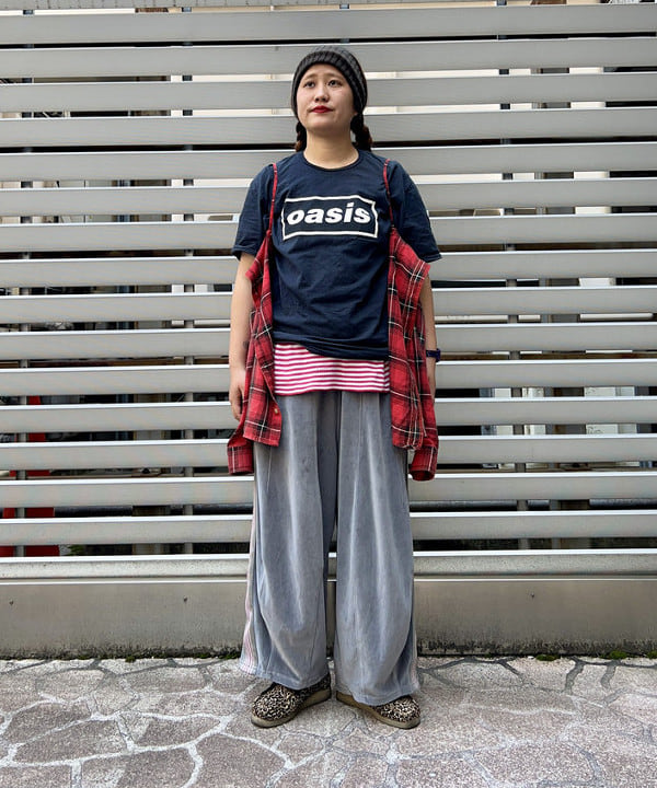 Kyooka Sayakaさんの「BEAMS WOMEN｜maturely / レーヨン ブリーチ チェック シャツ」を使ったコーディネート