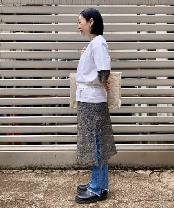 ハルカさんの「BEAMS WOMEN｜maturely / デタッチ ボウタイ」を使ったコーディネート