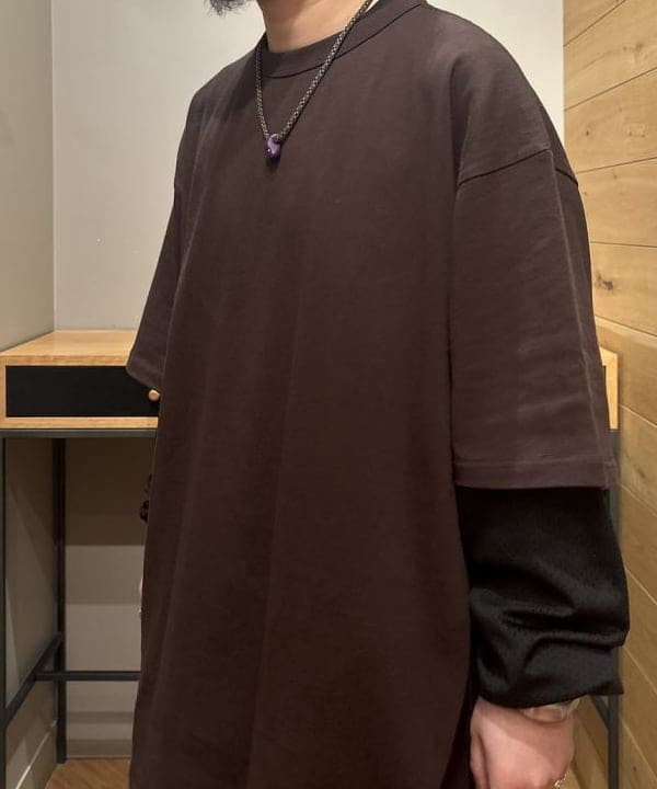 三宅 康平さんの「BEAMS WOMEN｜【別注】Champion / メッシュ ロングスリーブ Tシャツ」を使ったコーディネート