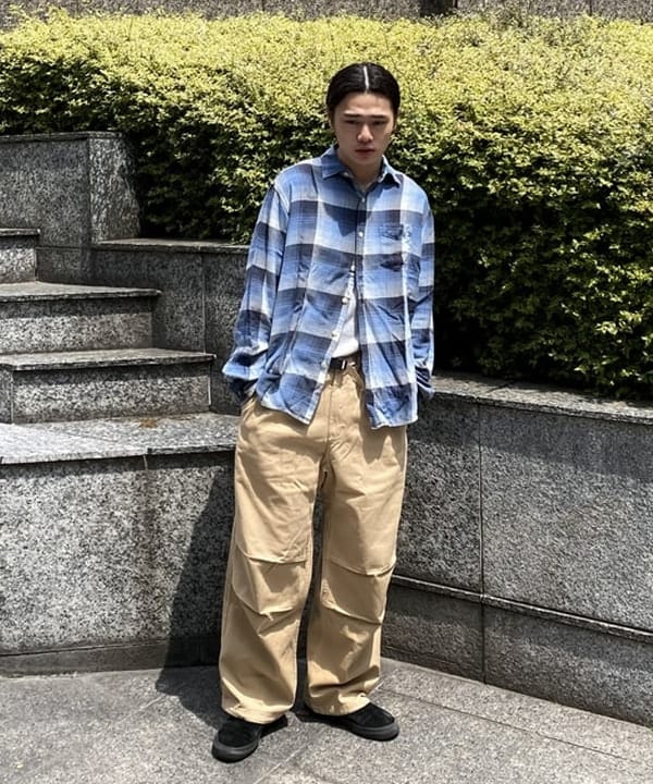 りくっしーさんの「BEAMS WOMEN｜REMI+RayonCHK_SH」を使ったコーディネート