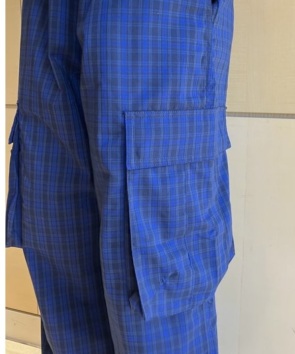 Hazukiさんの「BEAMS WOMEN｜チェック カーゴ イージーパンツ」を使ったコーディネート