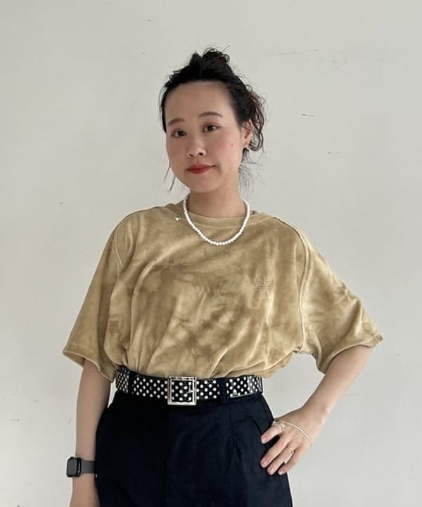 清水 彩乃さんの「BEAMS WOMEN｜丸ビーズ ネックレス」を使ったコーディネート